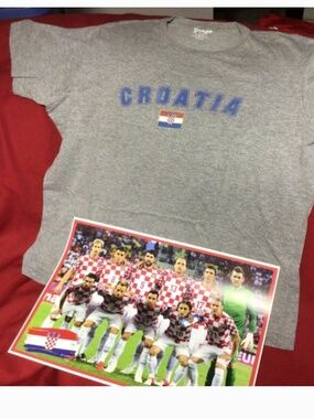 Team Croatia shirt and championship poster